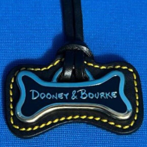 VINTAGE DOONEY & BOURKE SCOTTIE DOG BONE HANG TAG BAG CHARM ( SCOTTISH TERRIER ) - Picture 2 of 16